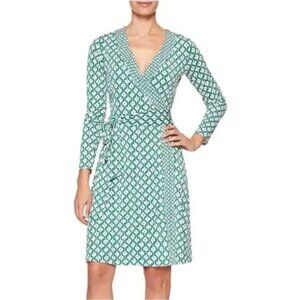 Banana Republic Ikat Print Wrap Dress Size S EUC
